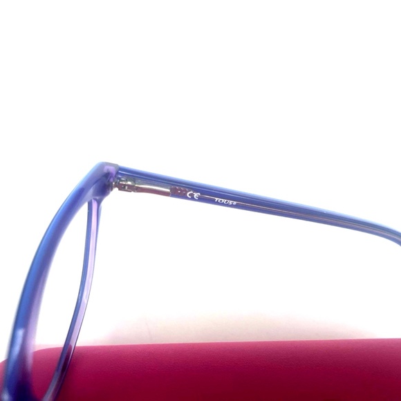 New TOUS Eyeglasses VTOA36 09MC 53 16 135 Acetate Frames Navy Blue Women Glasses - Picture 5 of 15